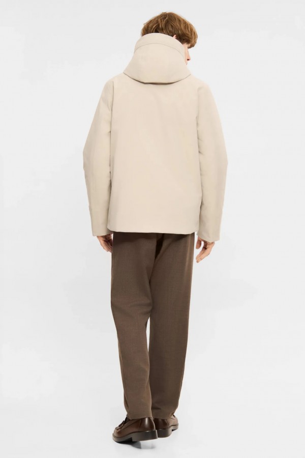 Afbeelding van NOUHA Sand Grey - Heren Jack - Softshell - Elvine